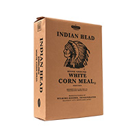 Indian  Head White Cornmeal 5lb